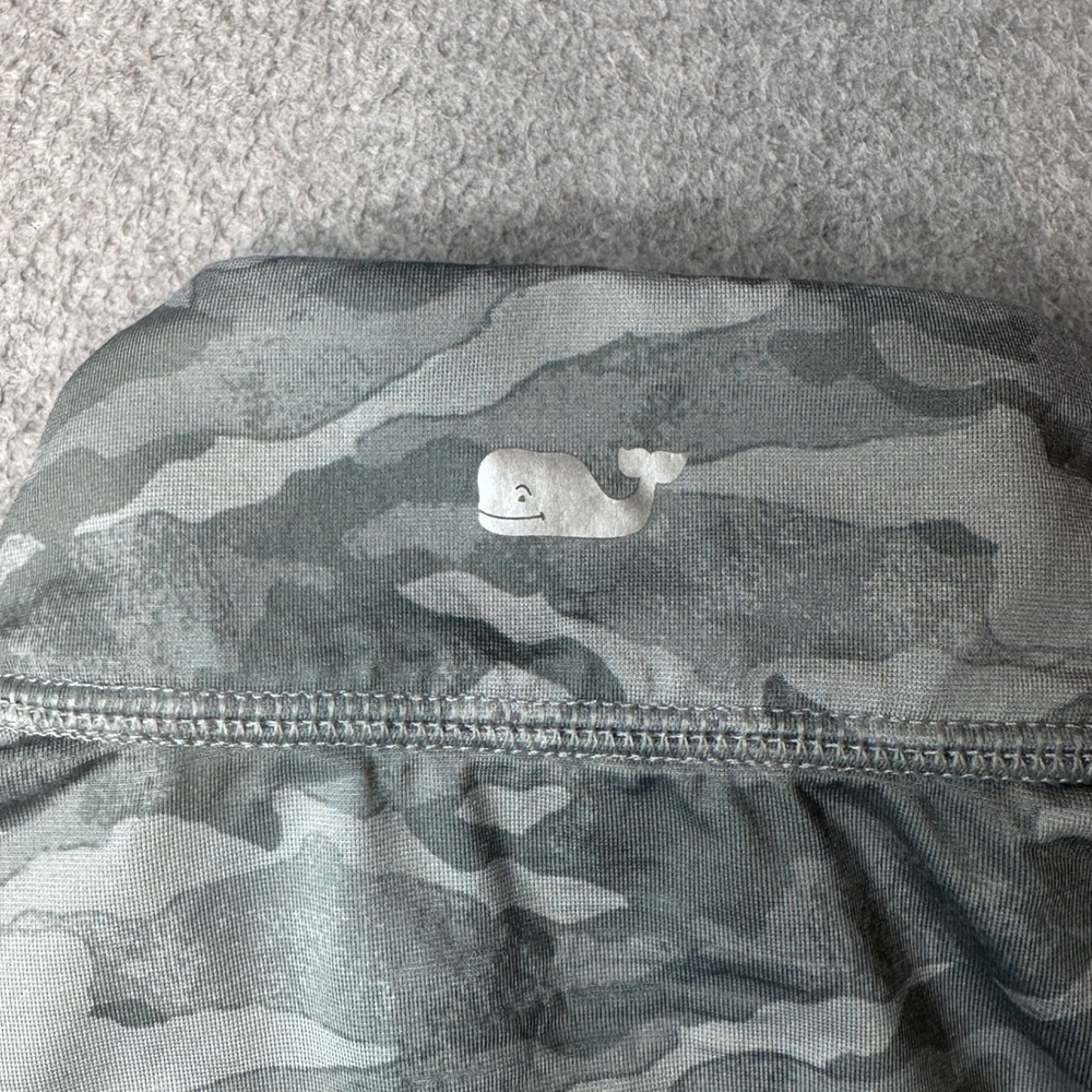 Vineyard Vines Pullover Mens S Gray Camo Performance Quarter Zip Active Top - Picture 5 of 9
